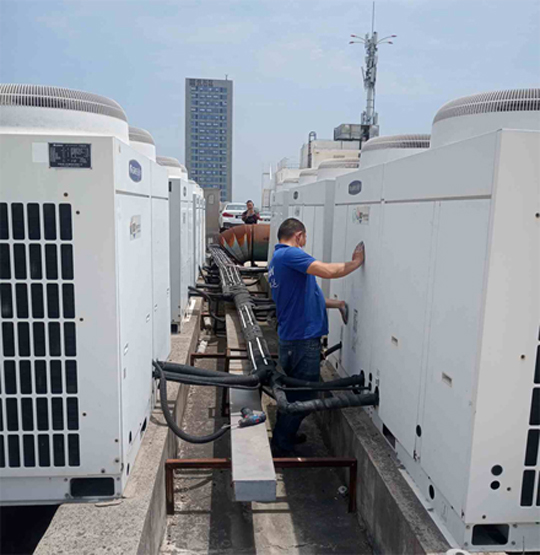 梅列中央空调制热和不制冷系统维修方法